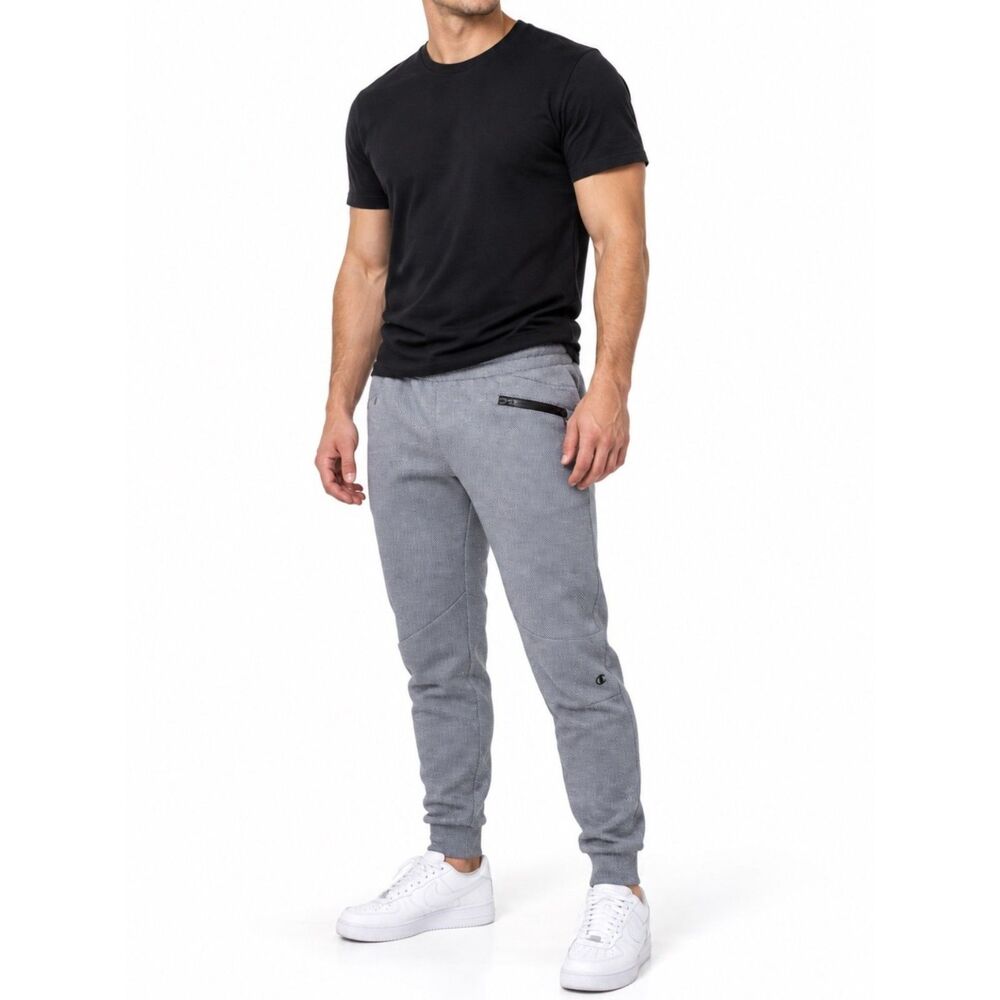 Champion Gray Men’s Jogger Sweatpants | Large